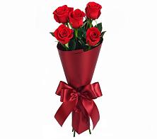 Букет 5 Красных роз Эдлесс Лав в Невели