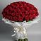 Букет 101 Красная роза Блэк Мэджик в Невели