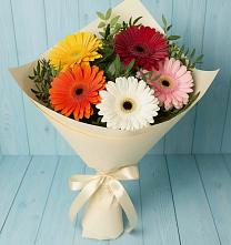 Букет цветов из:  Герберы в Невели