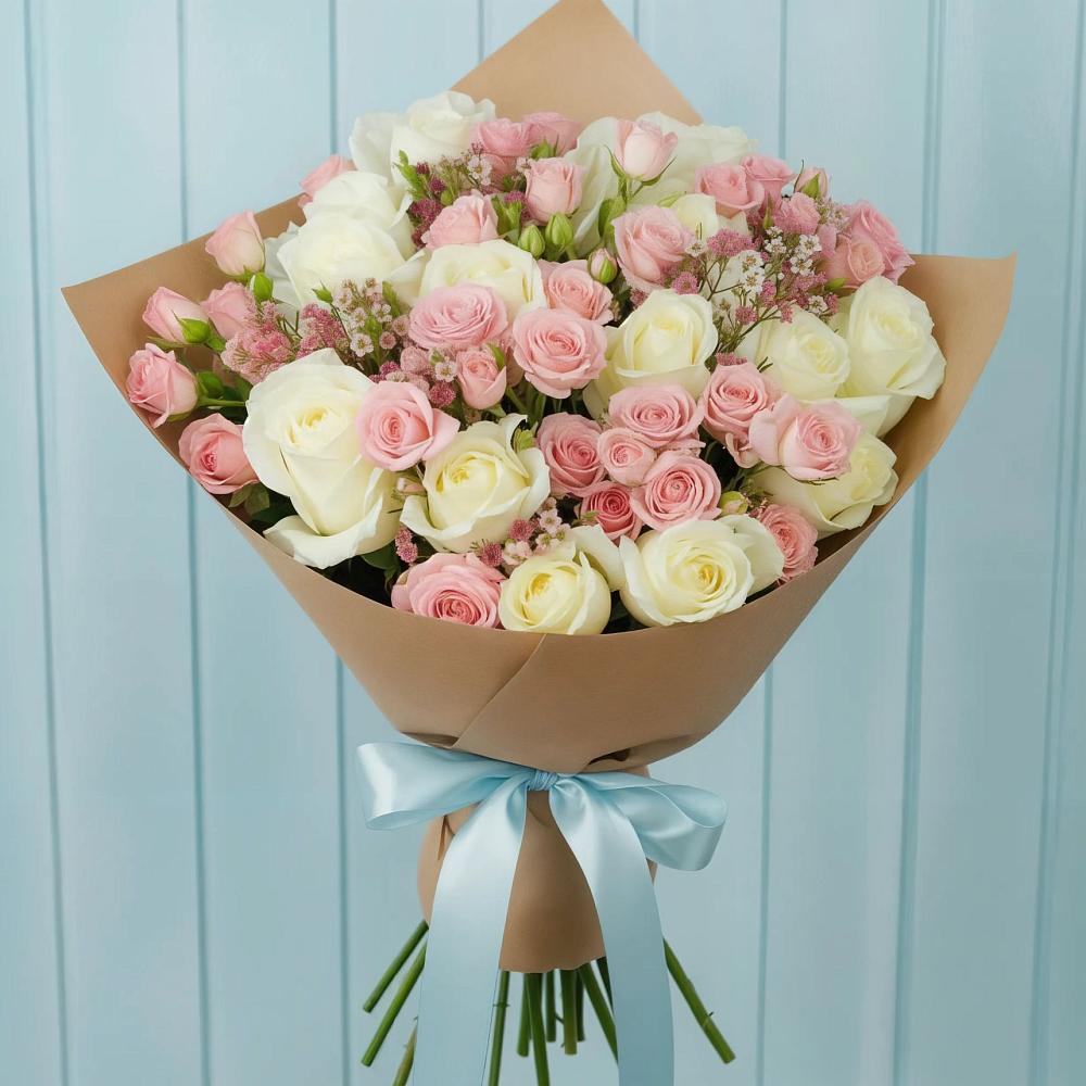 Букет цветов из: Розы в Невели