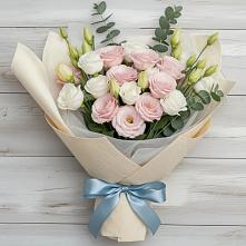 Букет цветов из:  Лизиантусы #REPLACE_PRED# Невели