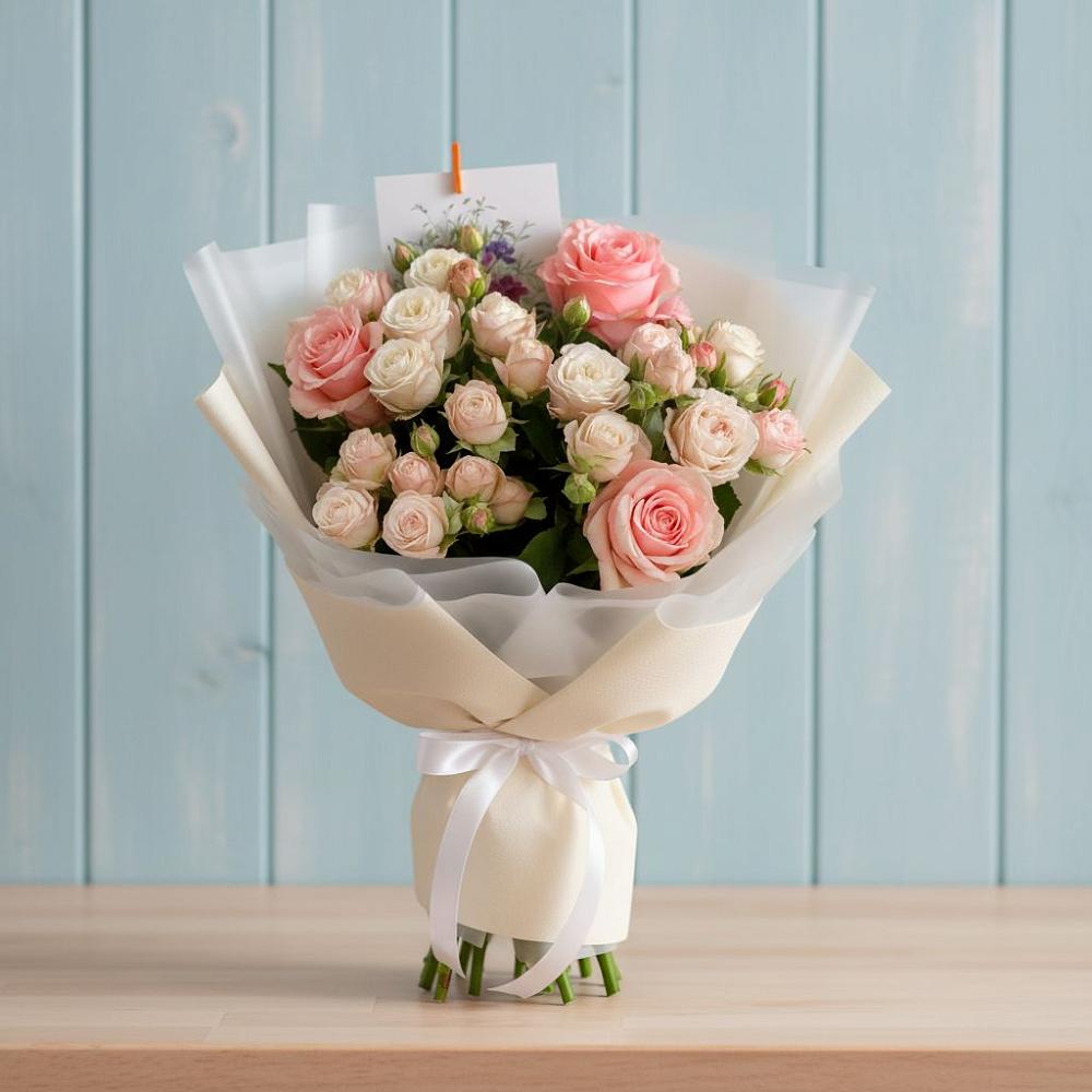 Букет цветов из: Розы в Невели