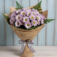 Букет цветов из:  Хризантемы #REPLACE_PRED# Невели