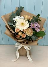Букет цветов из:  Герберы и Хризантемы в Невели