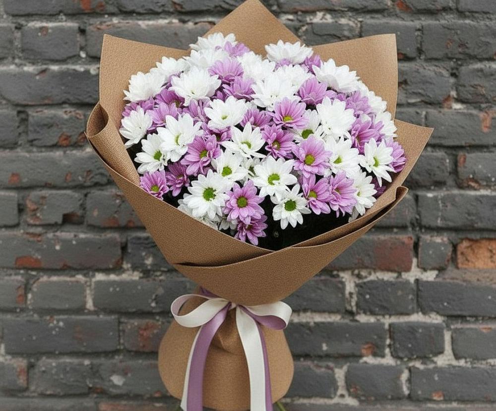 Букет цветов из: Хризантемы в Невели