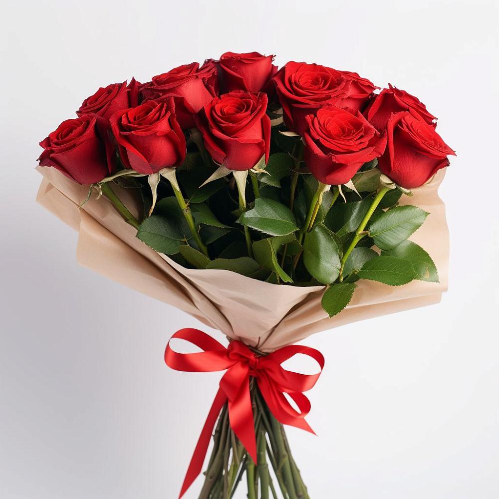 Букет 11 Красных роз Эдлесс Лав в Невели